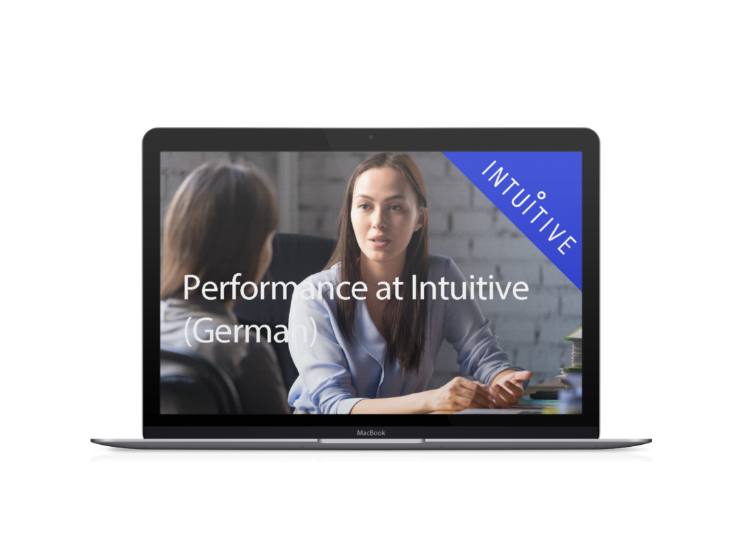 Performance bei Intuitive (1e Ger)