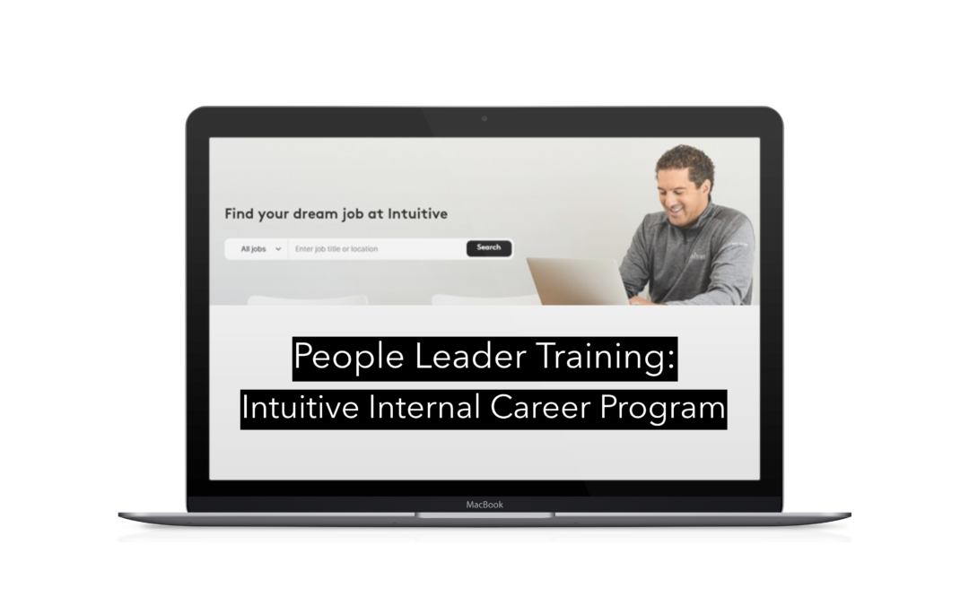 People Leader Training: Intuitive Internal Career Program